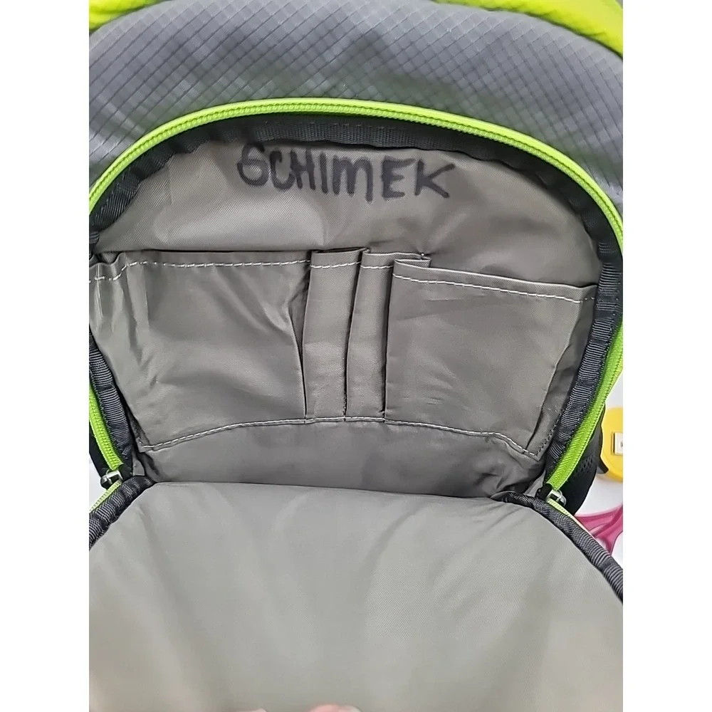 Piscifun Insulated Backpack Cooler Green Gray Pockets Camping Hiking Backpacking